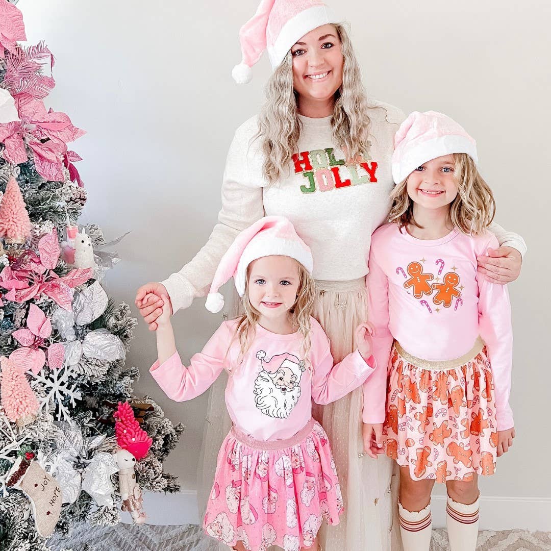 Retro Santa Christmas Long Sleeve