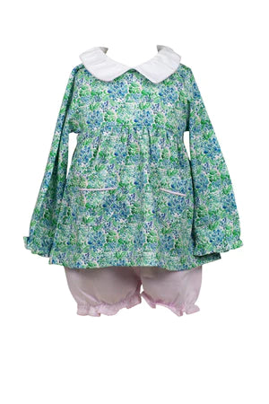 Blue Aster Bloomer Set