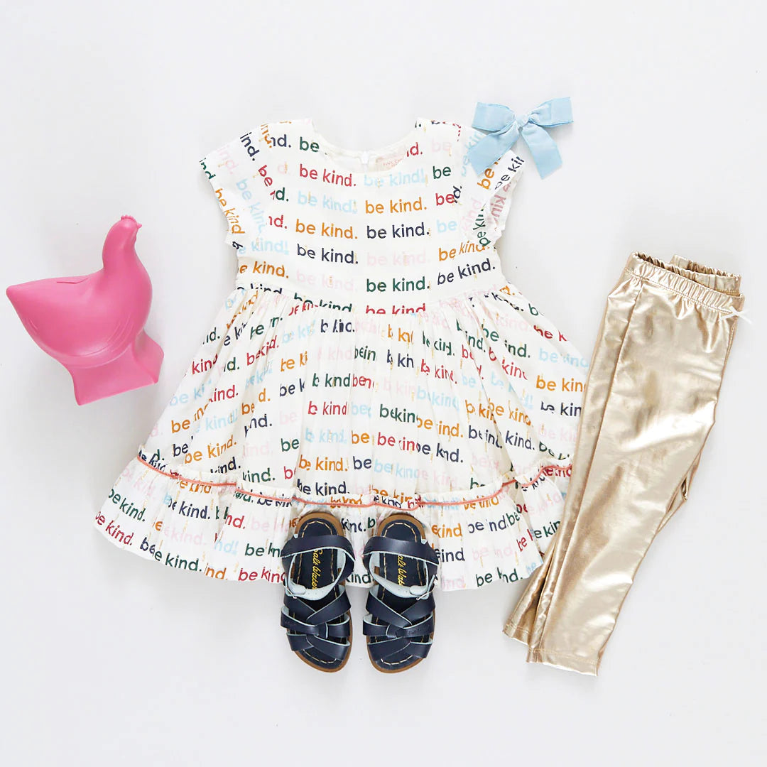 Girls Light Gold Legging