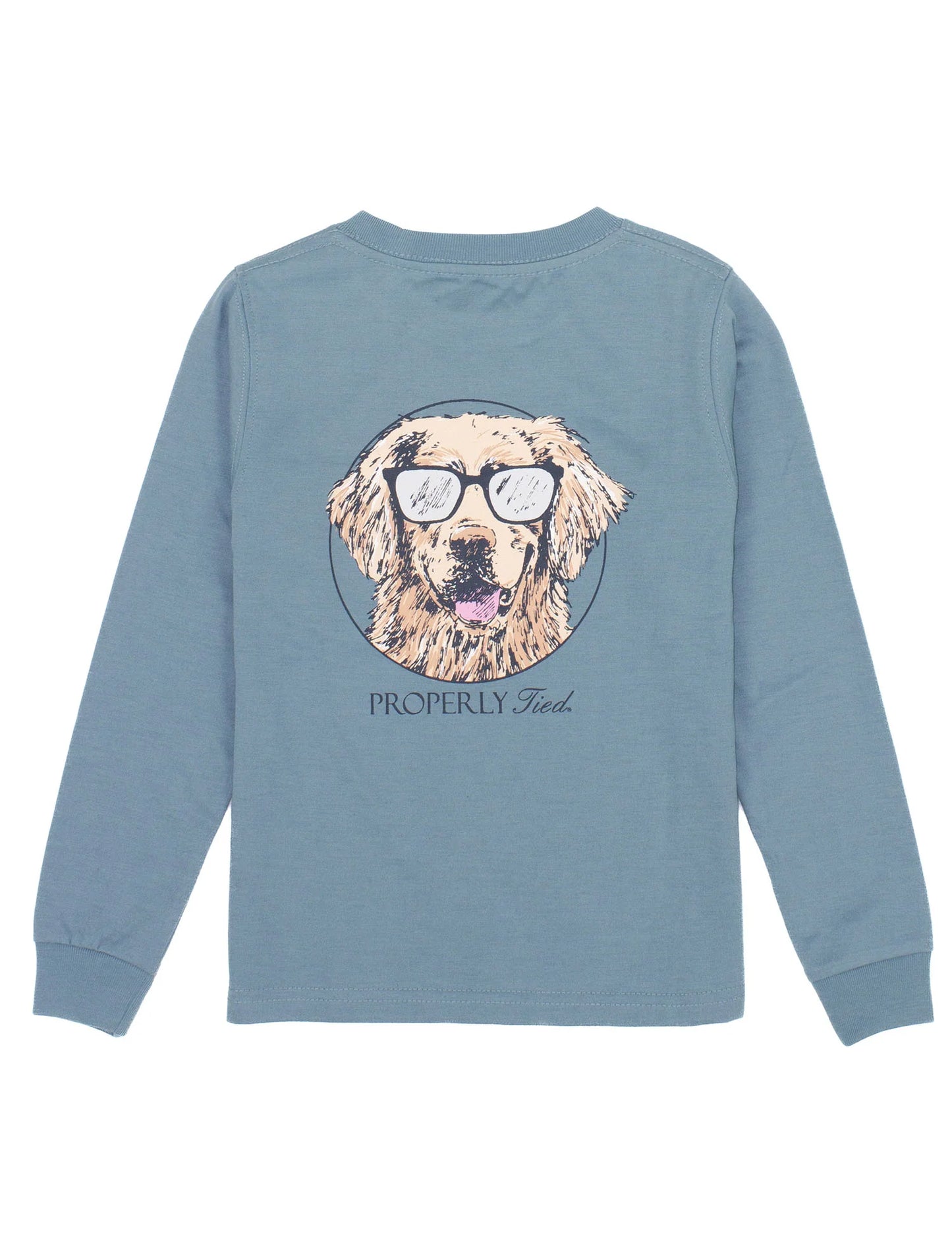 Boys Cool Dog LS Steel Blue