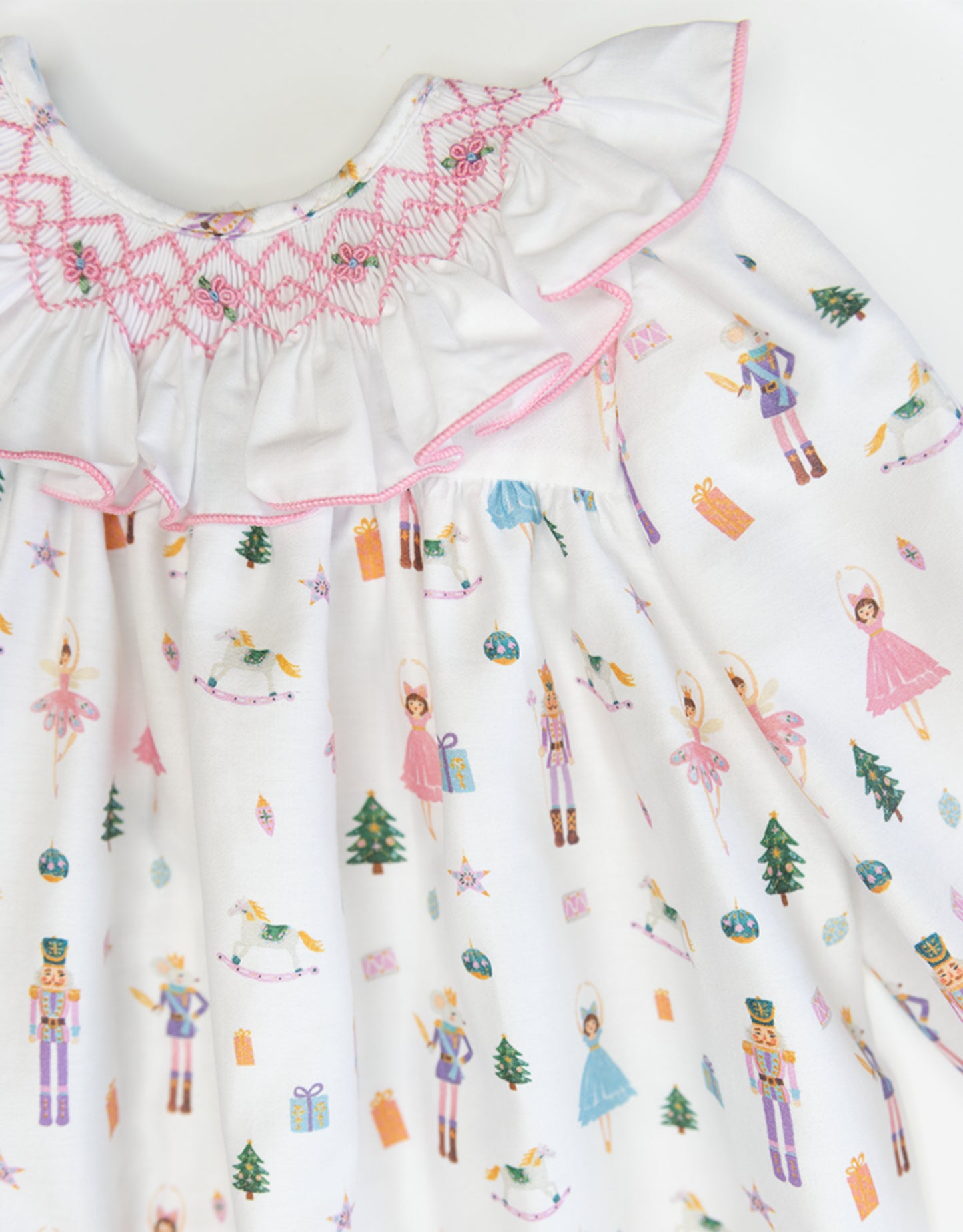 Penny Nutcracker Smocked Dress
