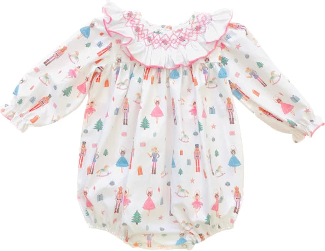 Penny Nutcracker Smocked Bubble