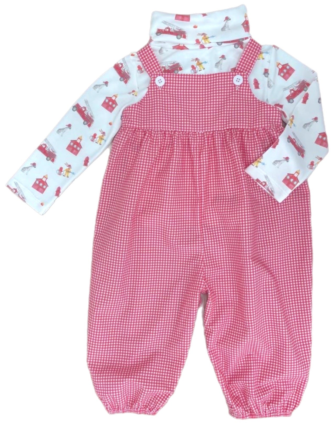 Firetruck Pima Turtleneck