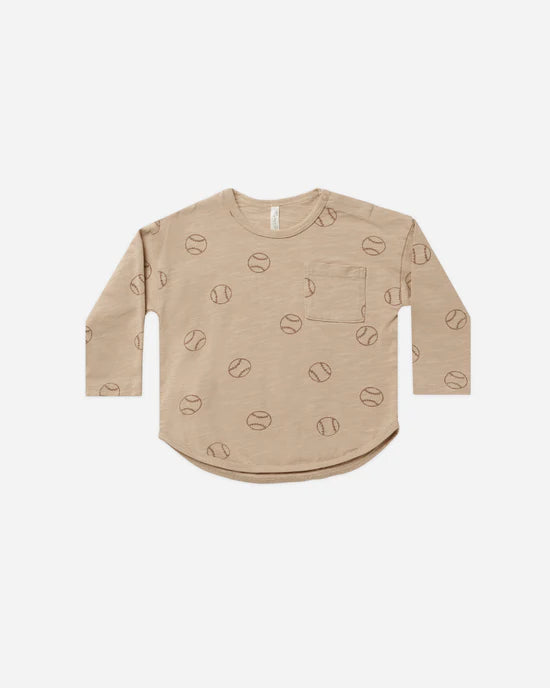 Lone Sleeve Baseball Pocket Tee