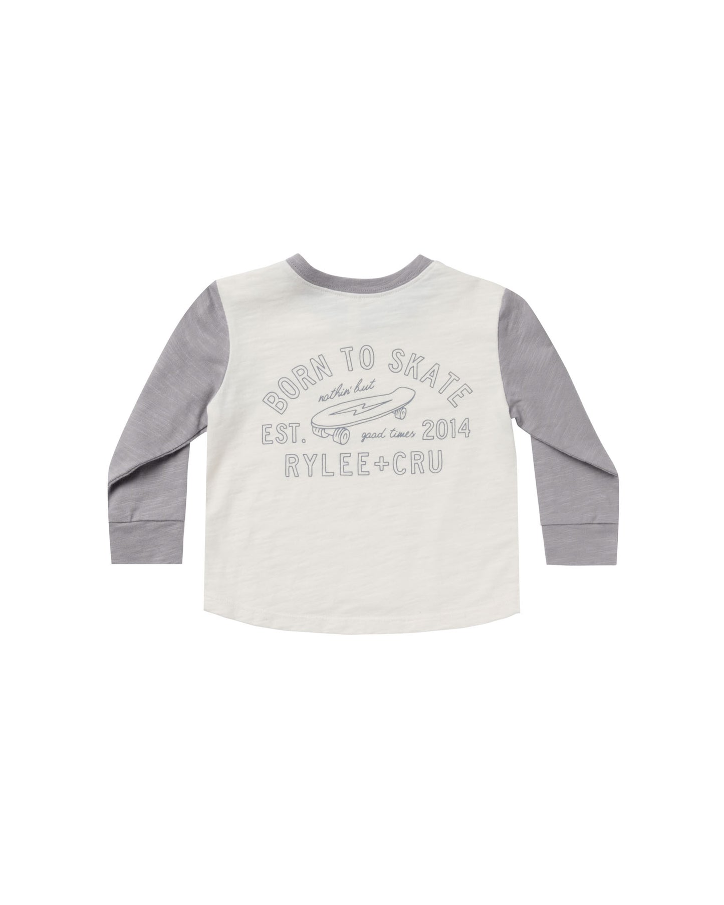 Long Sleeve Born to Skate Tee