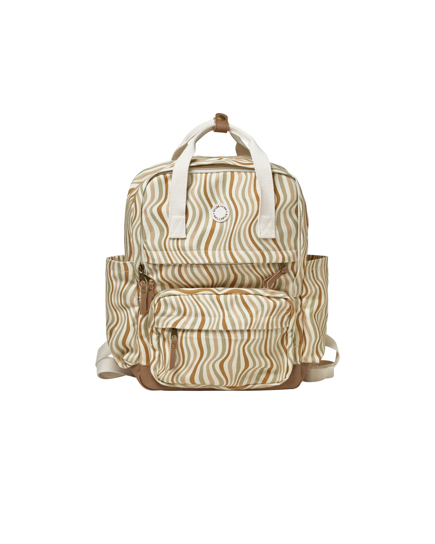 Retro Waves School Backpack