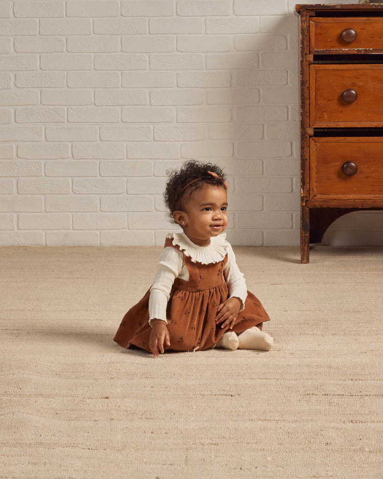 Ivory Ruffle Collar Onesie