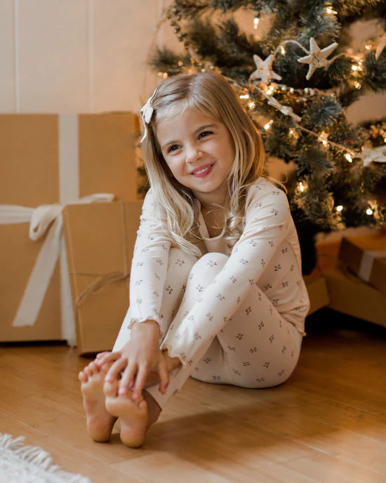 Holly Berry Girls Pajamas