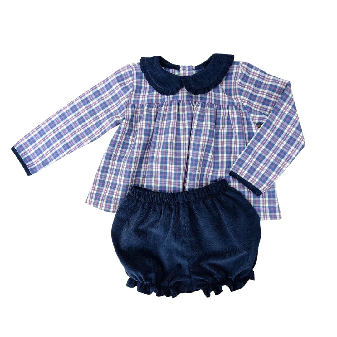 Plaid Sally Bloomer Set