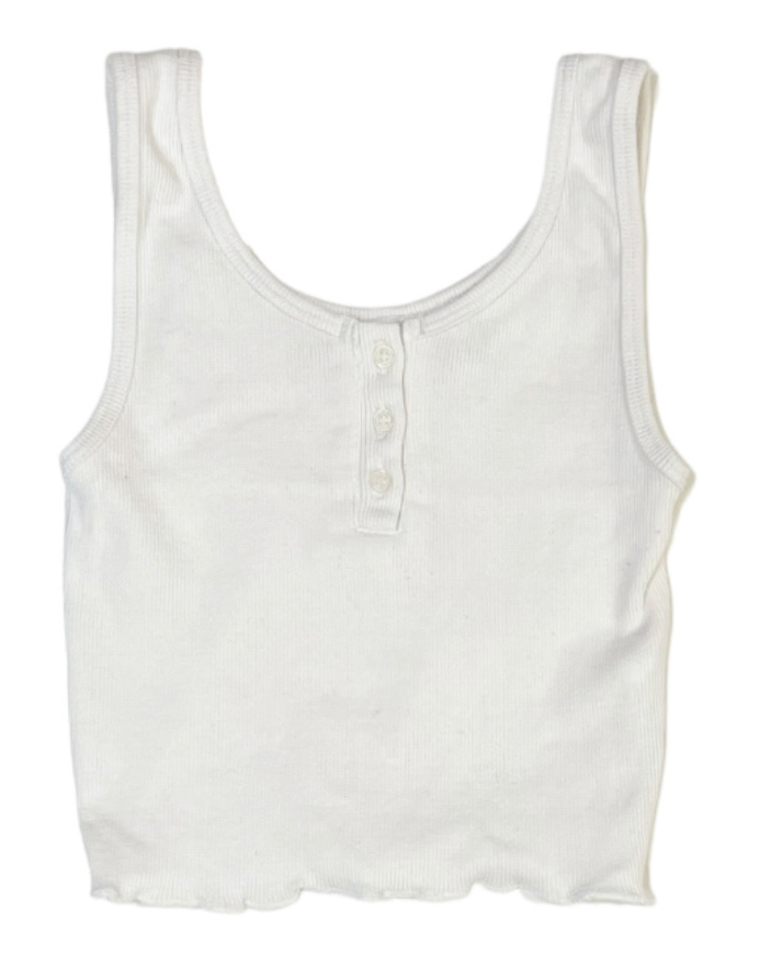 White Henley Shirt