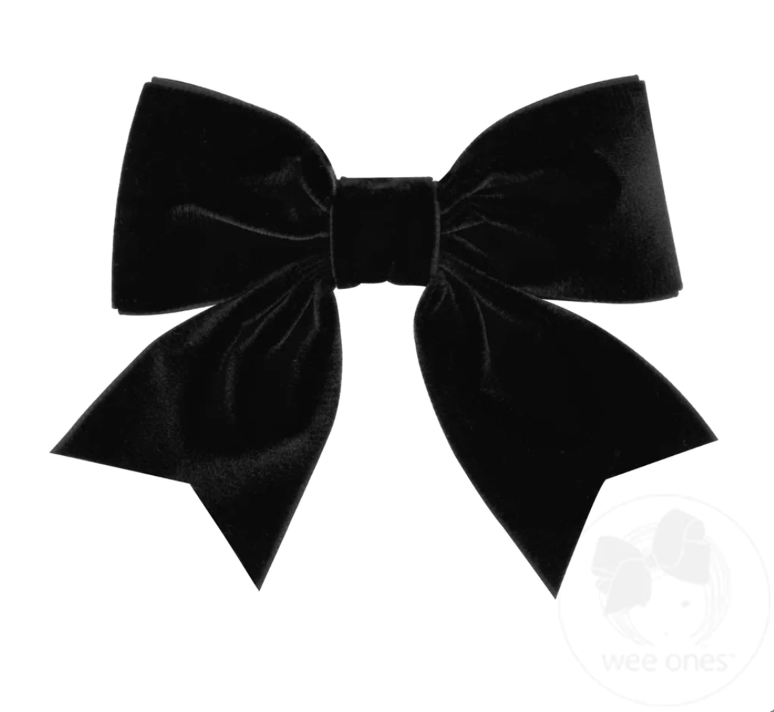 Velvet Bow - Black