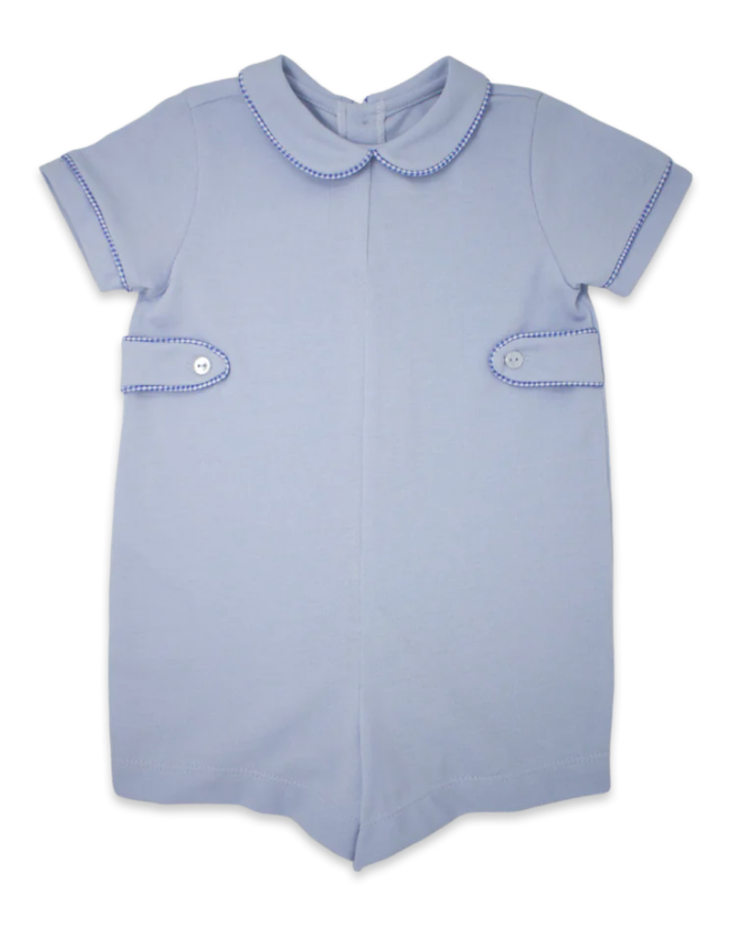 Samuel Shortall - Light Blue, Royal Minigingham
