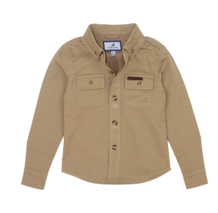 LD Harvest Work Shirt Camel