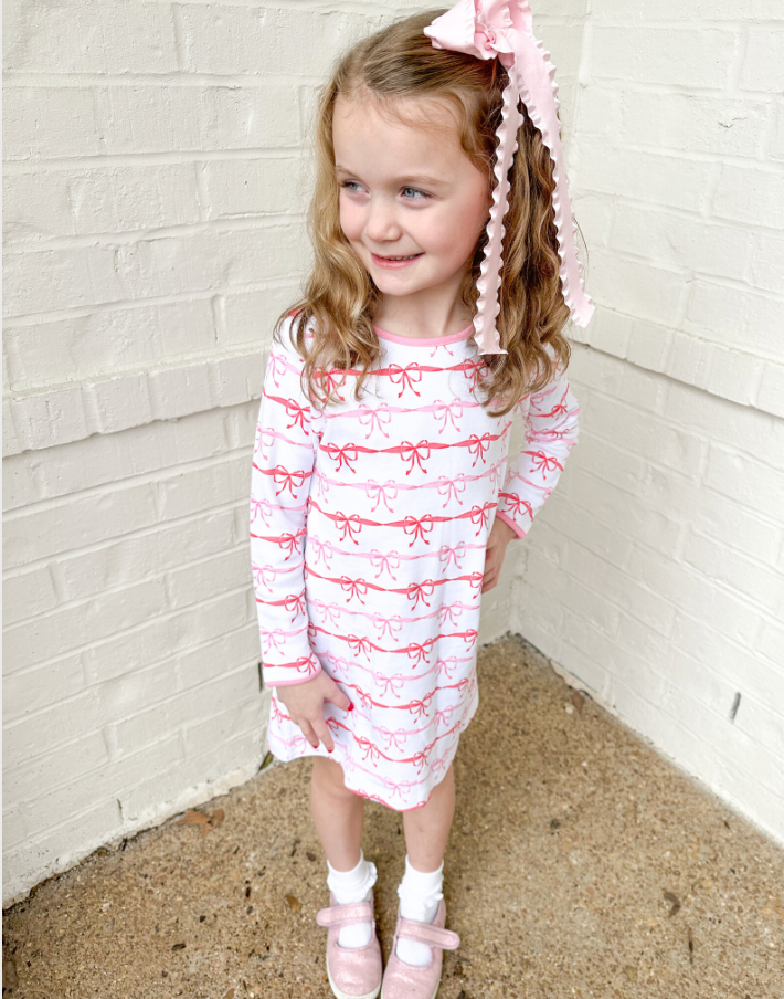 Rosie Knit Bow Dress