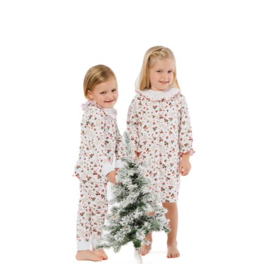 Boo Mistletoe Girl Pajama