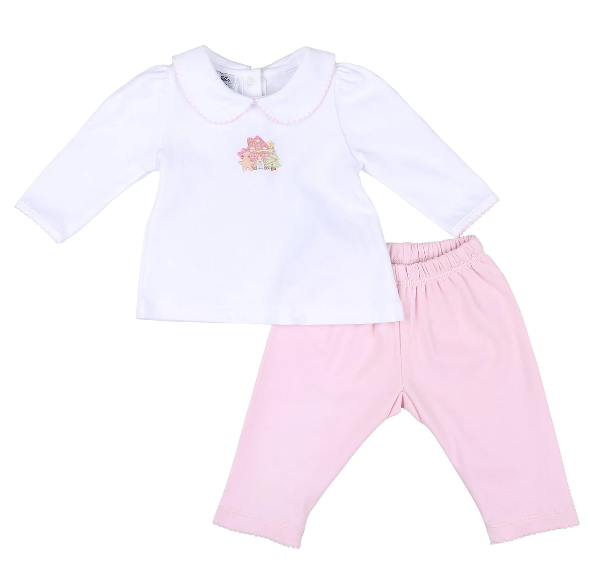 Pink Sweet Gingerbread 2-Piece Pant Set