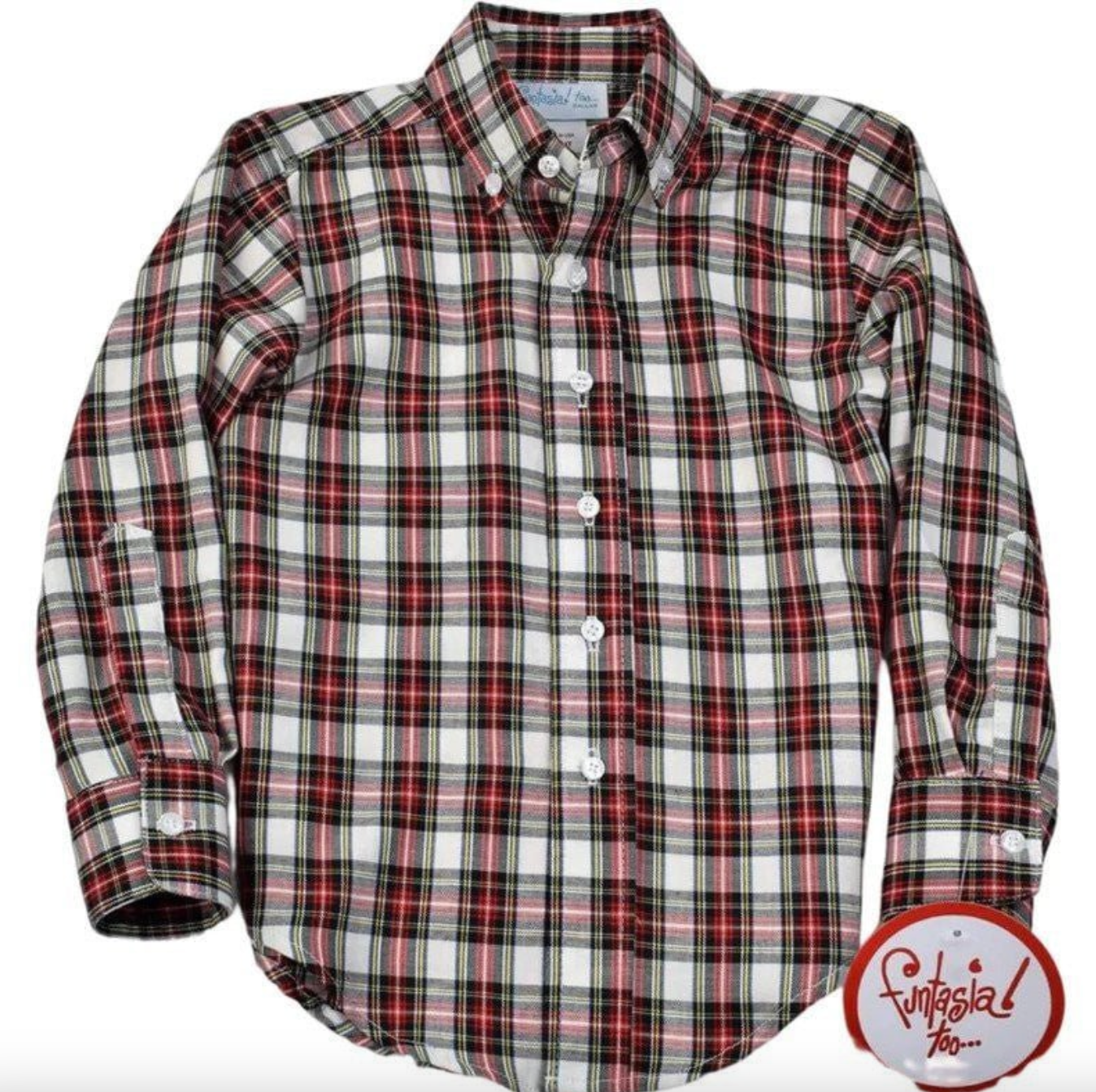 Holiday Plaid Button Down