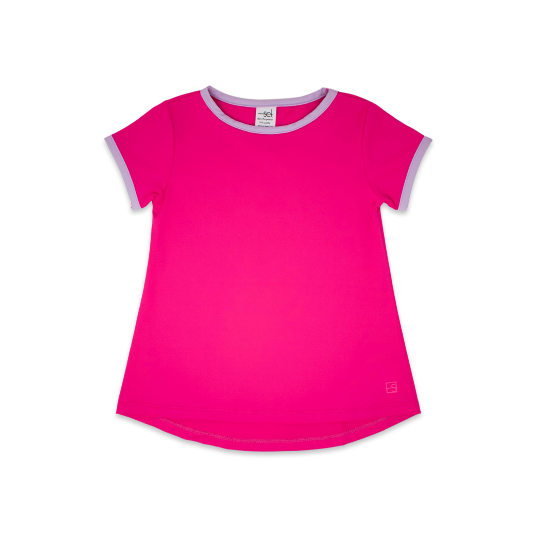 Hot Pink Bridget Basic T