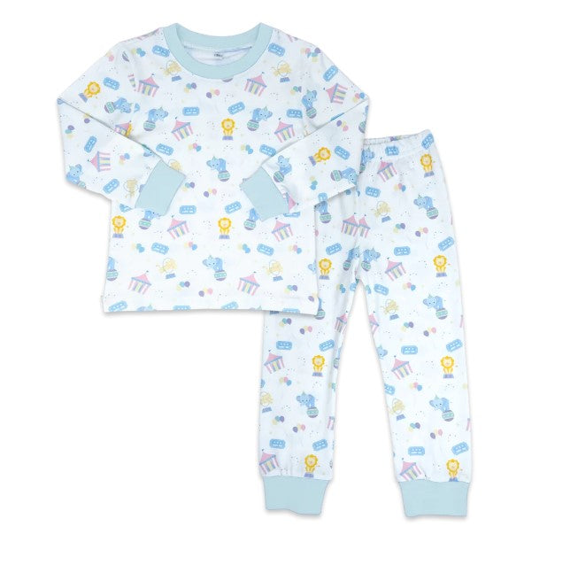 Sweet Pea PJ Set - Blue Circus