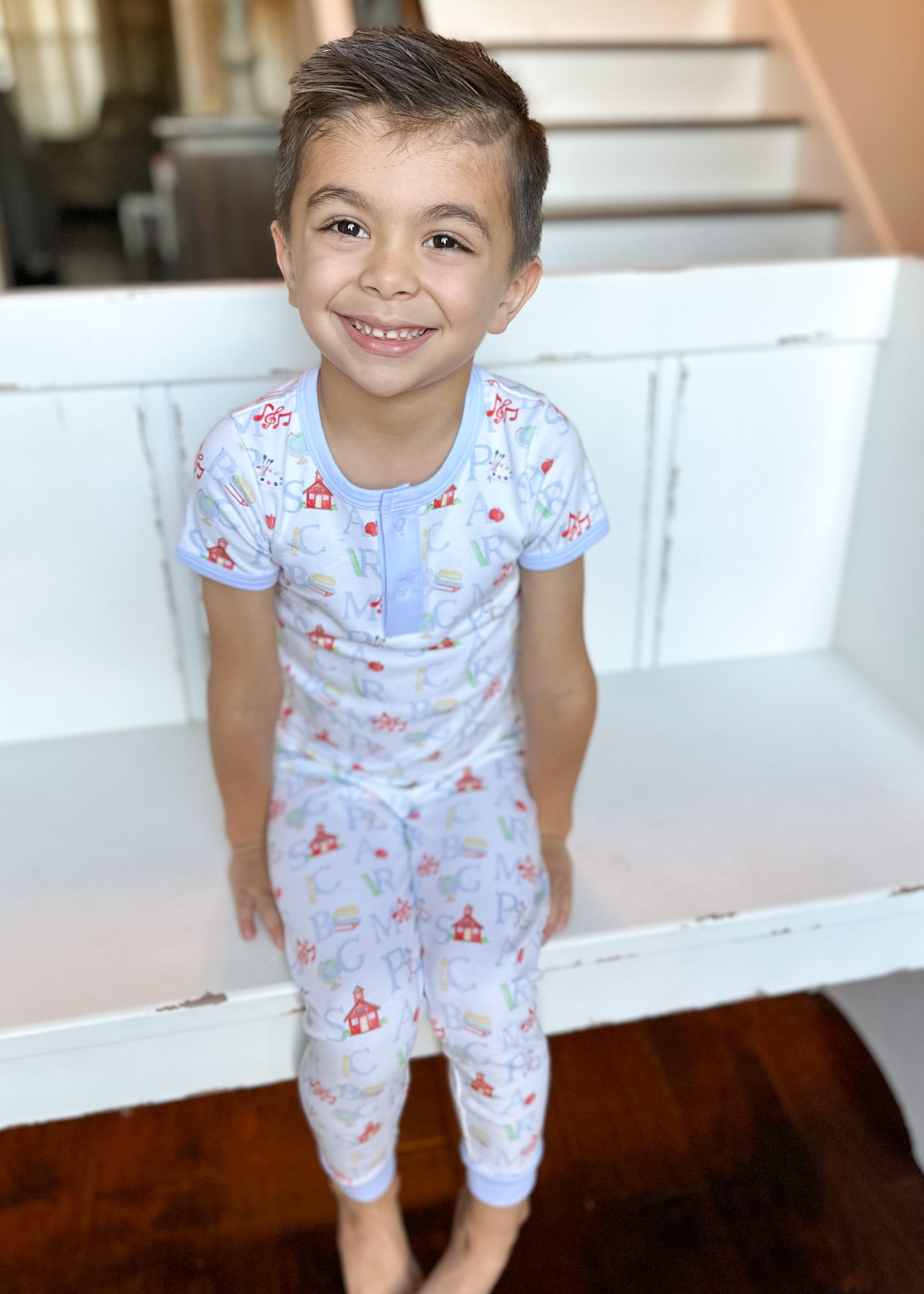 Boys Two-Piece Jammies, ABC Knit
