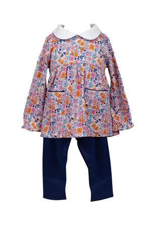 Pansy Floral Tunic Legging Set