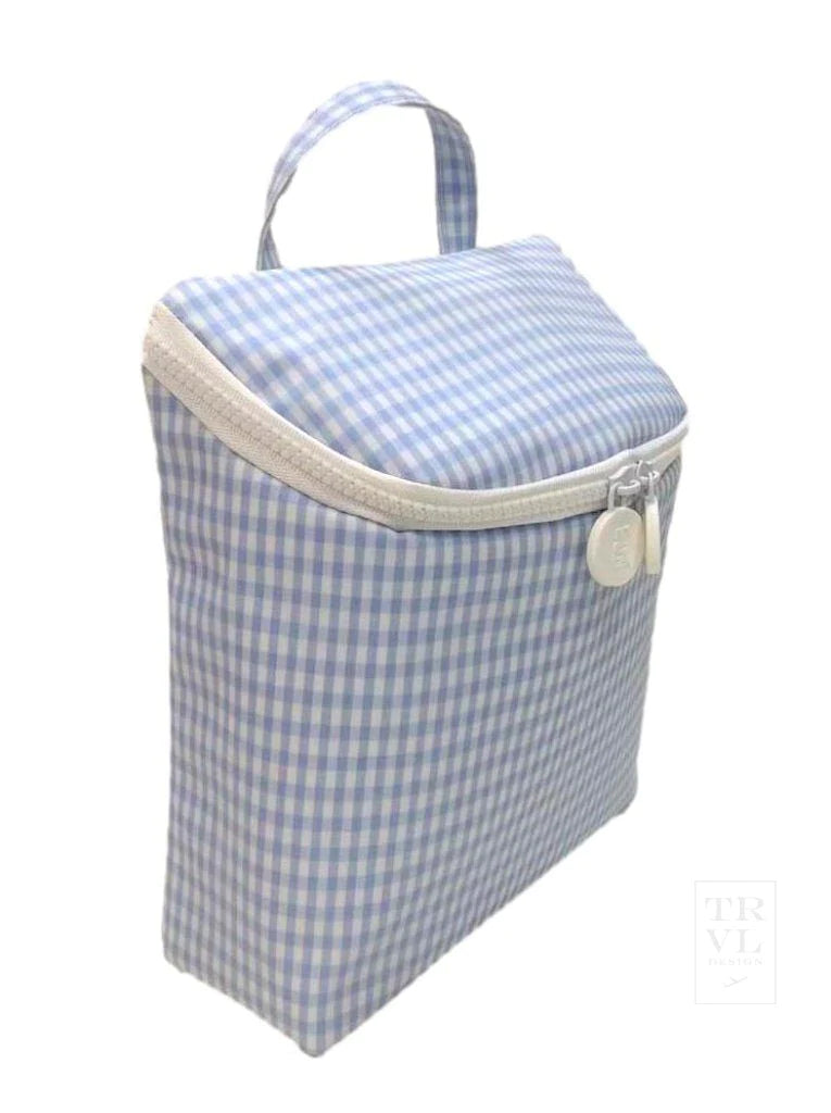 Take Away Insulated Lunch Bag - Mist Gingham