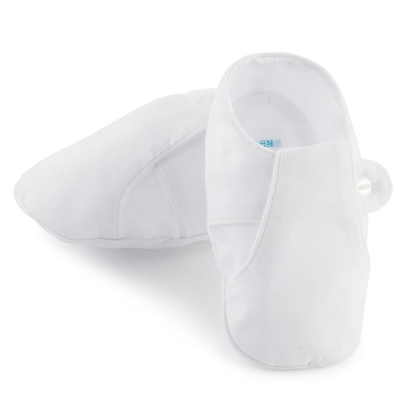 White T Strap Bootie