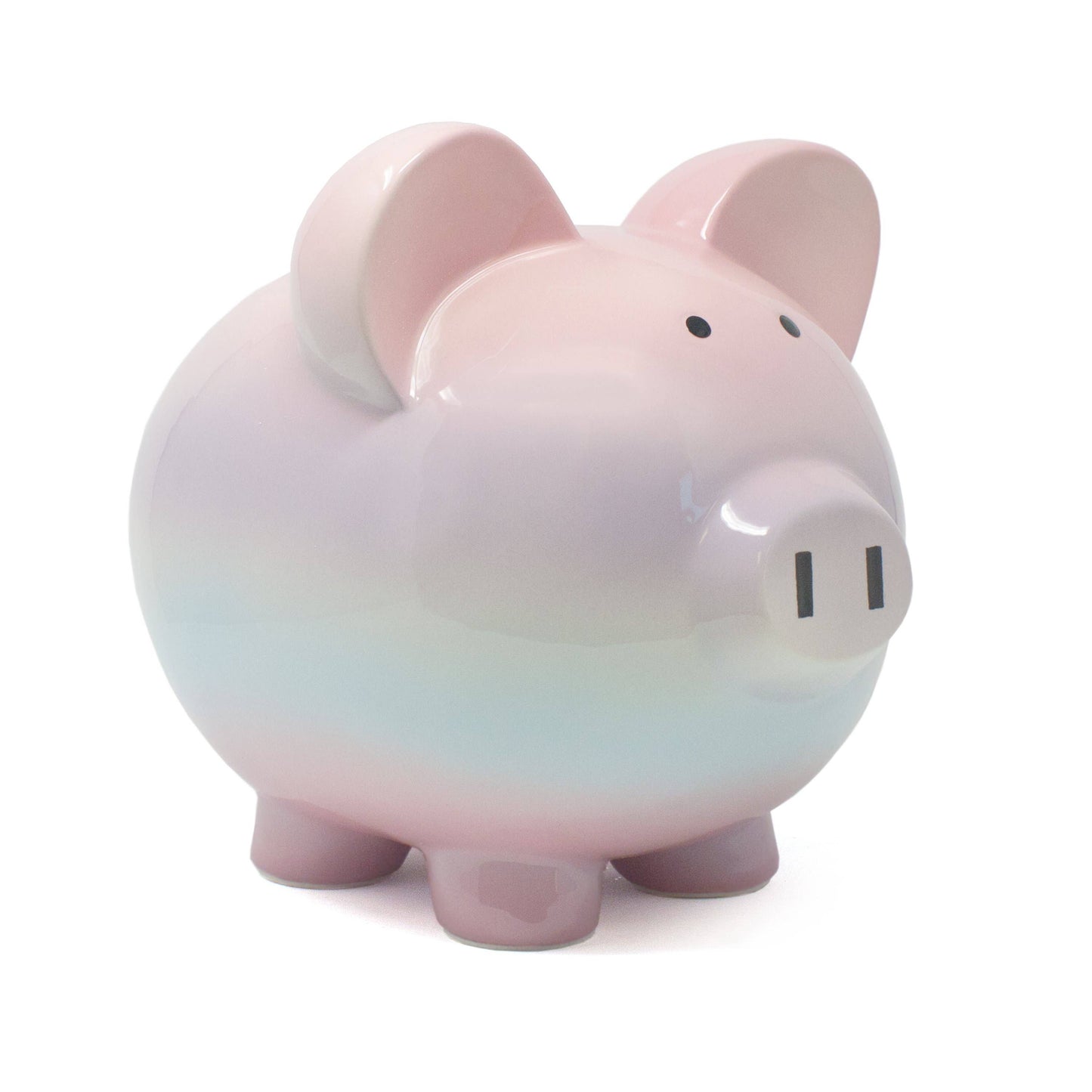 Raspberry Ombre Piggy Bank