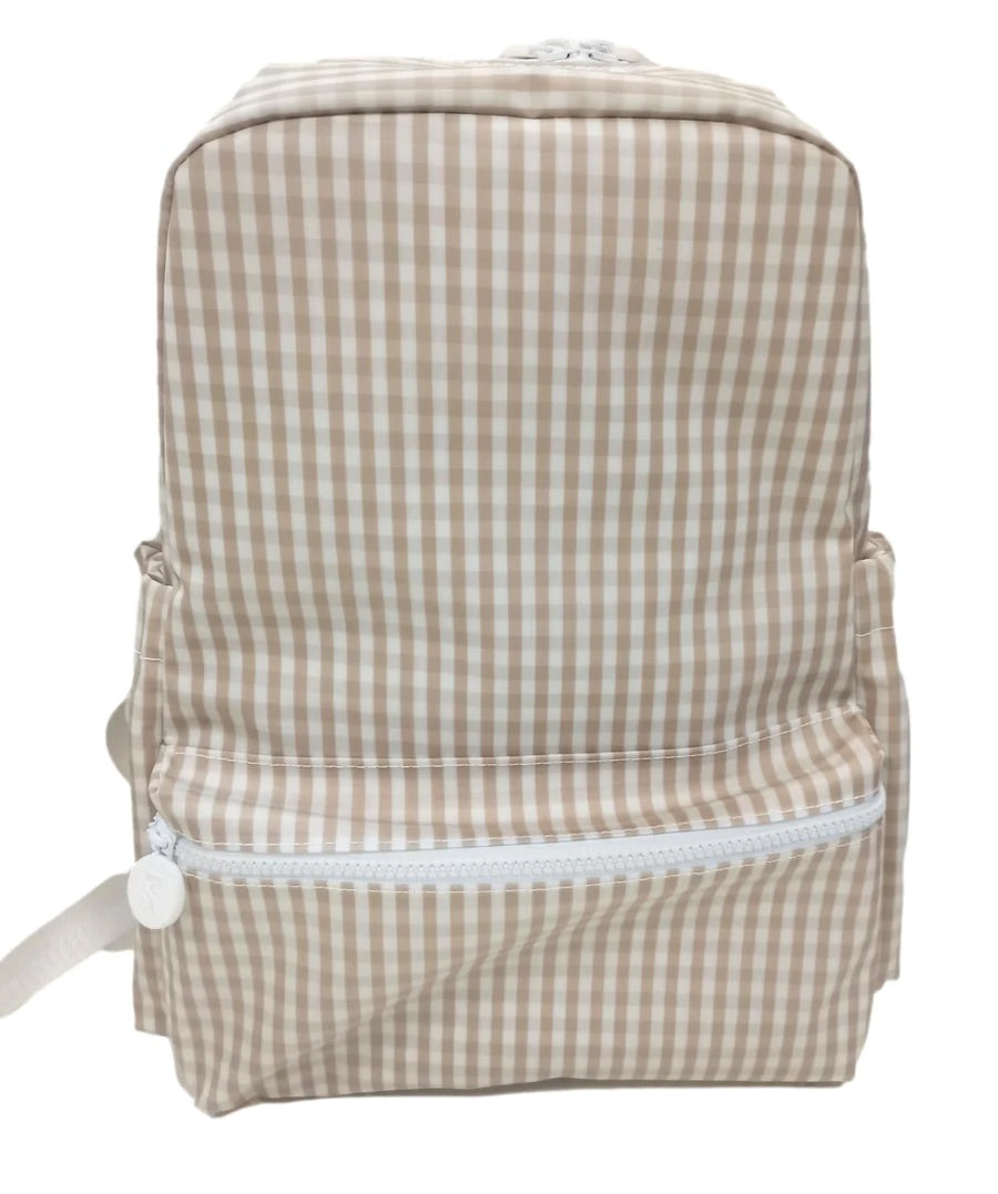 The Backpacker - Khaki Gingham