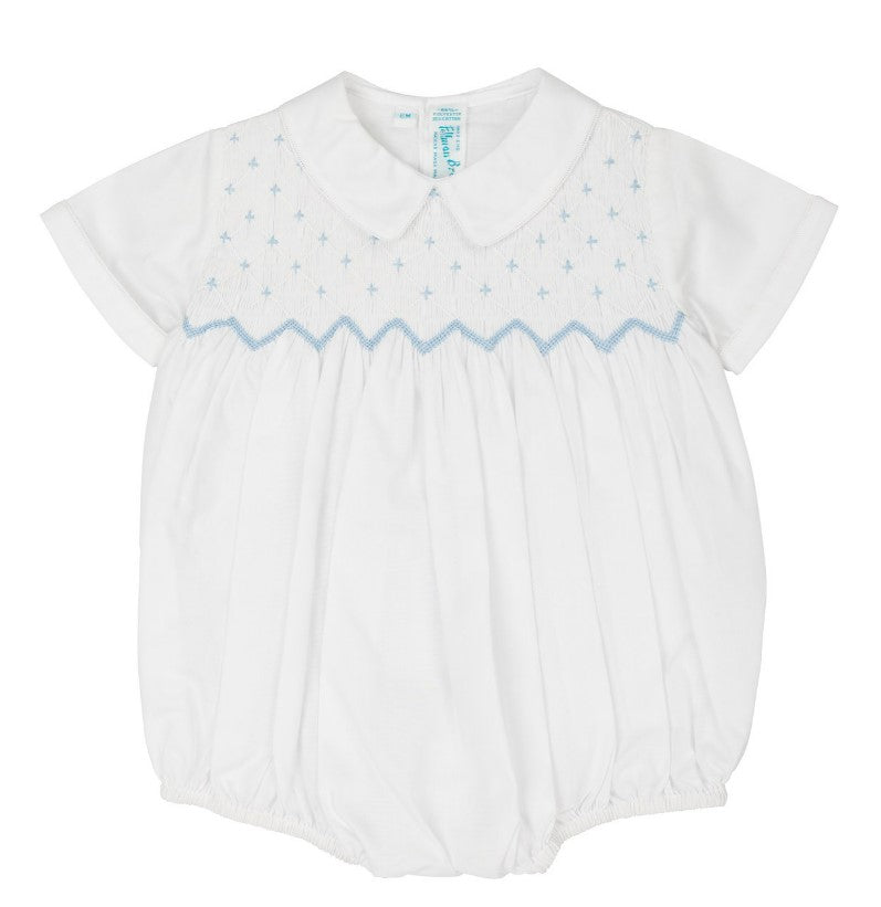 Boys Diamond Smocked Creeper