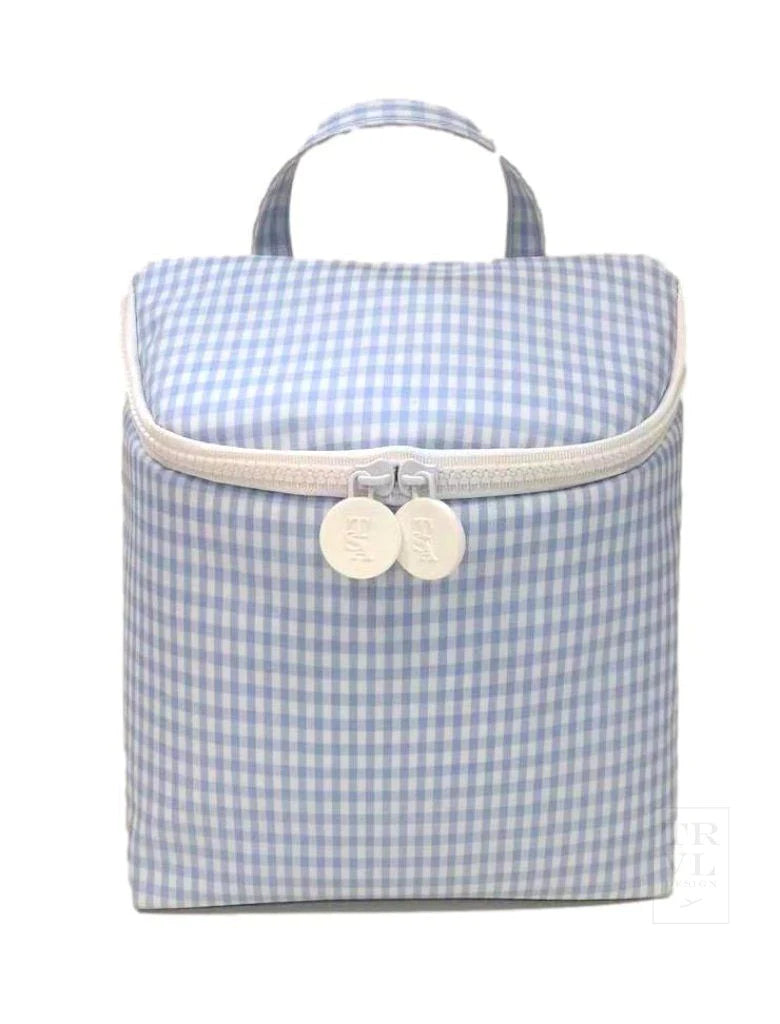 Take Away Insulated Lunch Bag - Mist Gingham
