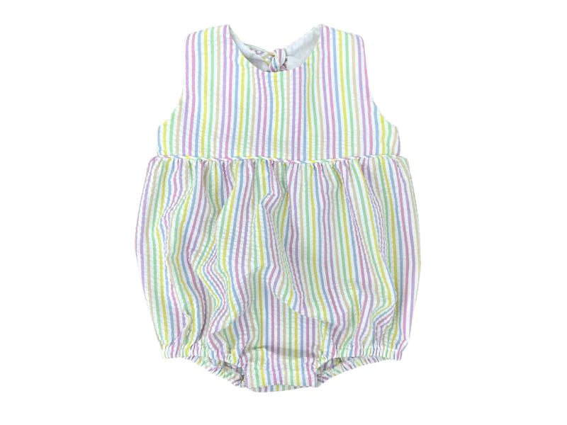 Pastel Stripe Seersucker Lottie Bubble