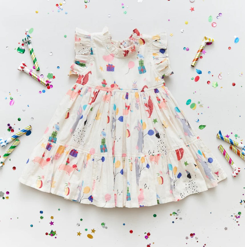 Girls Jennifer Dress - Birthday Buddies