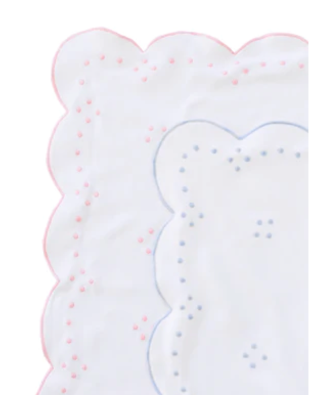 Scalloped Receiving Blanket