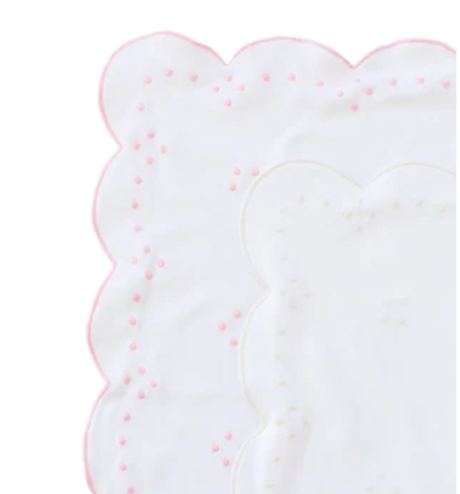 Scalloped Receiving Blanket