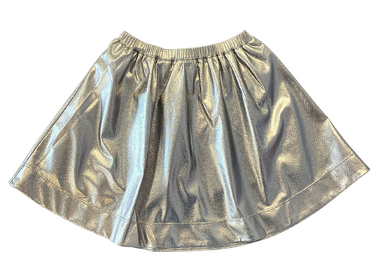Gold Metalic Circle Skirt
