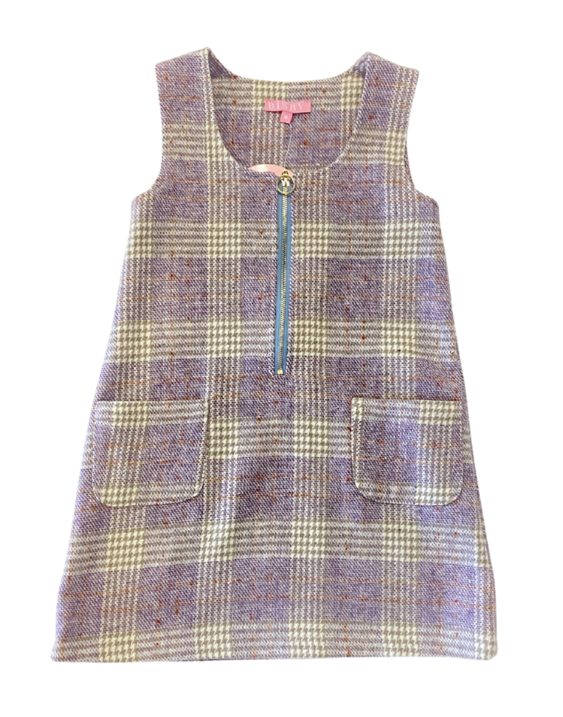 Lilac Tweed Retro Jumper