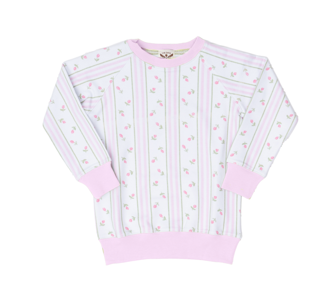 Stripped Tulip Sweatshirt