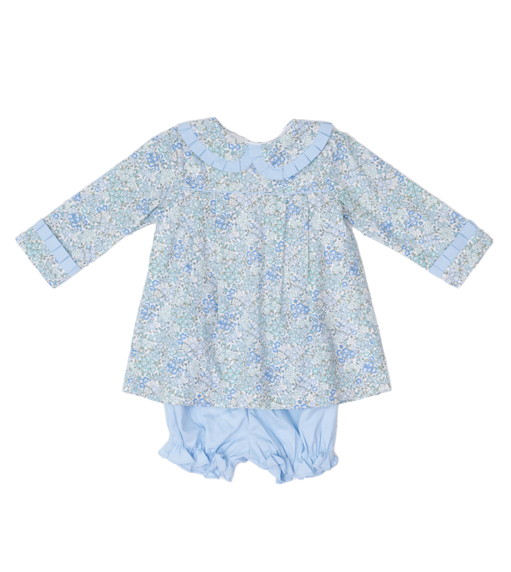 Blue Floral Taylor Bloomer