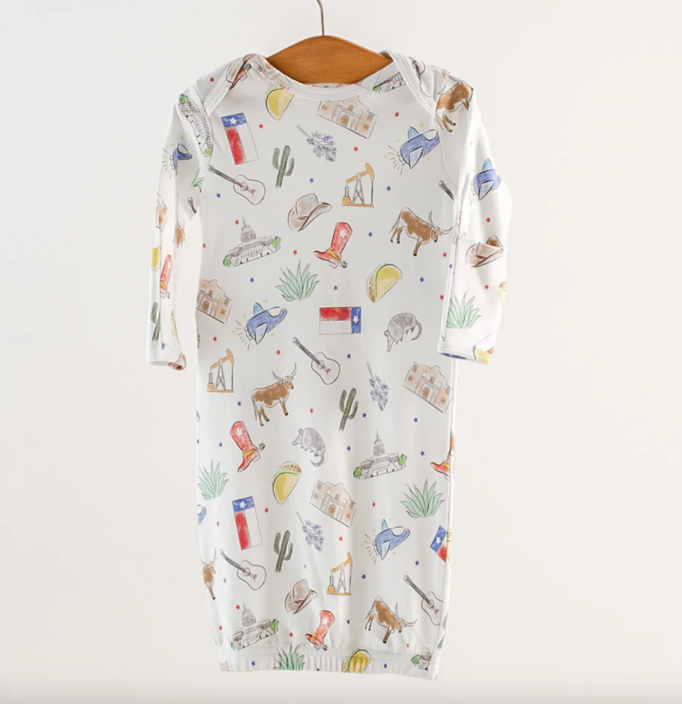 Texas Kids Organic Cotton Gown