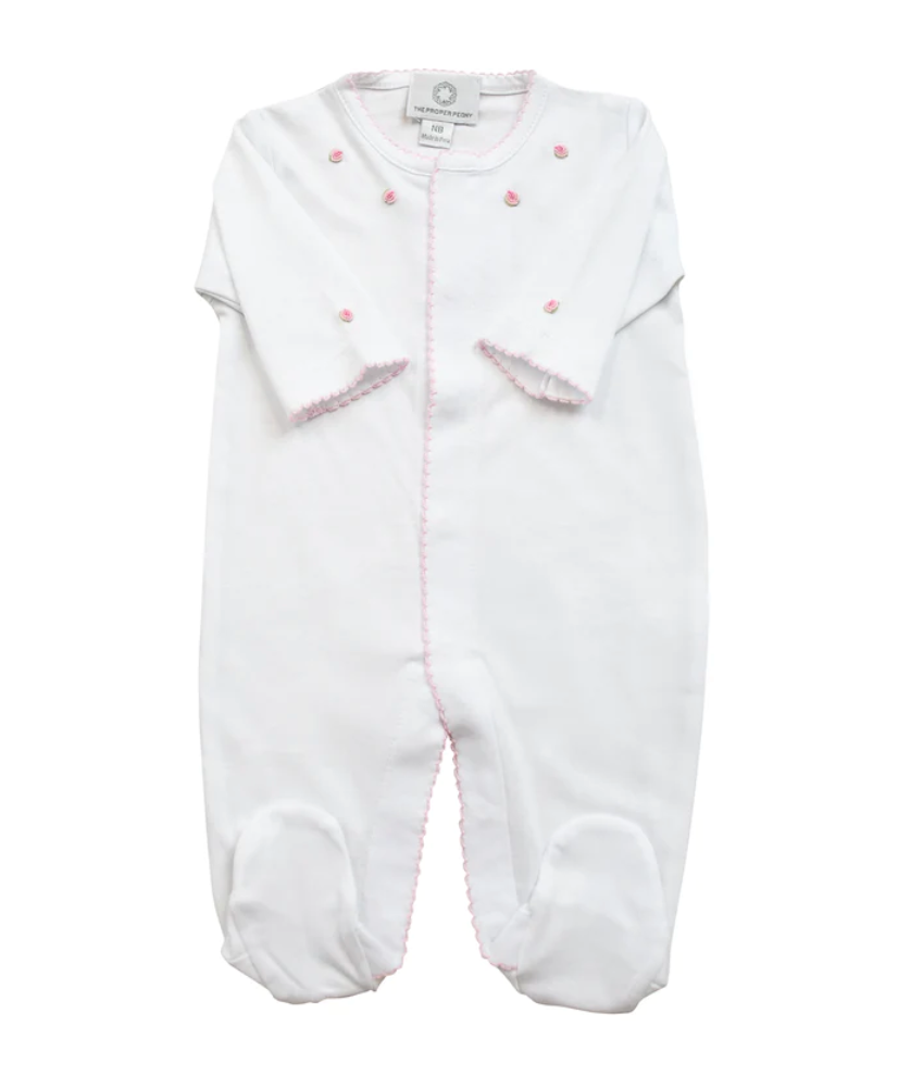 Rosebud Footie Pajamas