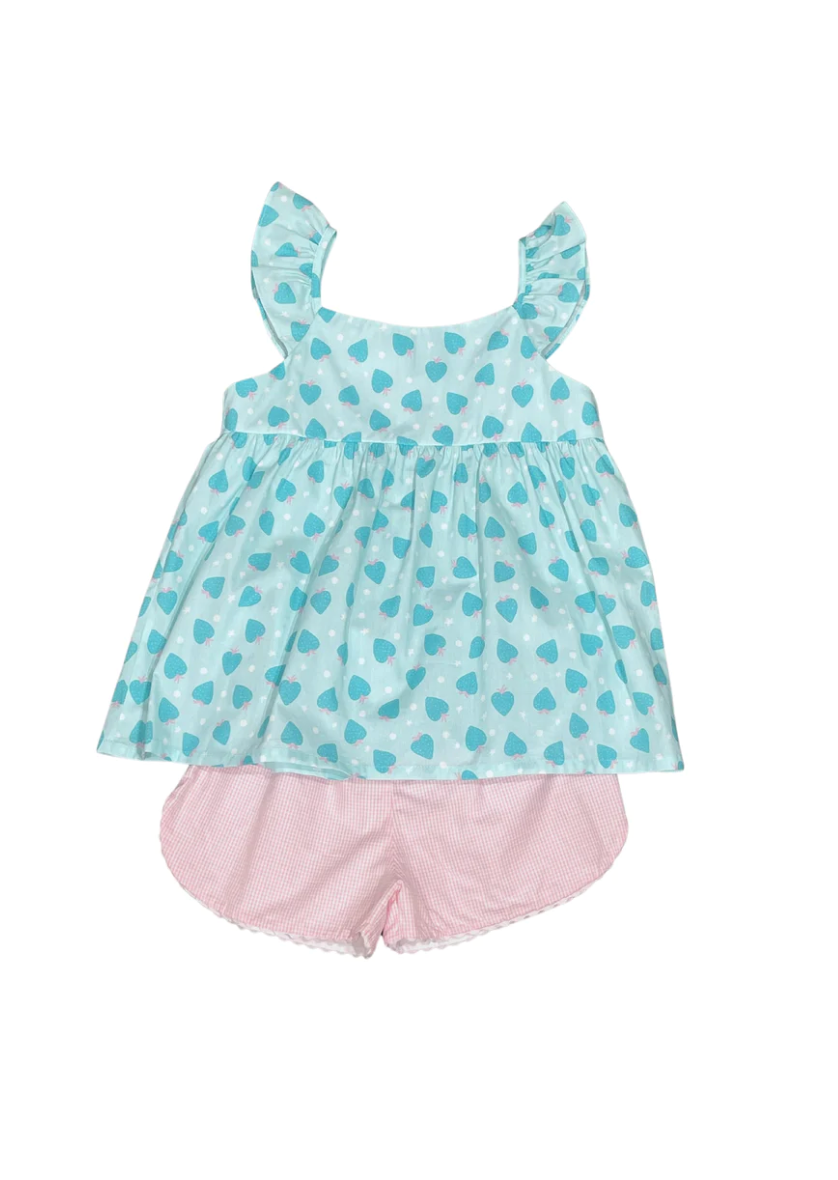 Fallon Strawberry Short Set
