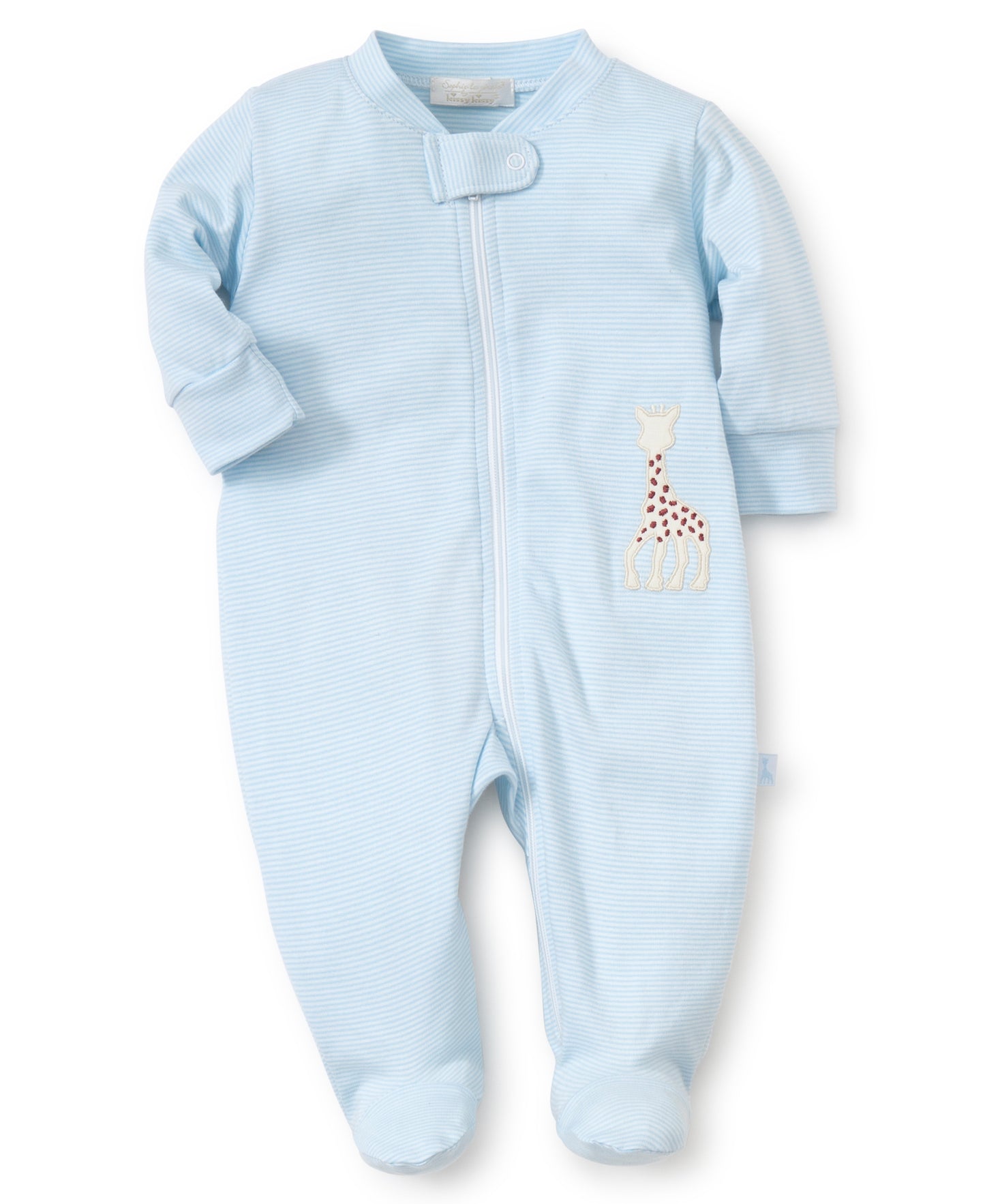 Sophie Pajamas Blue Stripe Footie