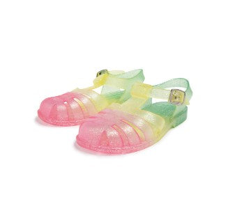 Right Above Multi Glitter Jelly Sandals