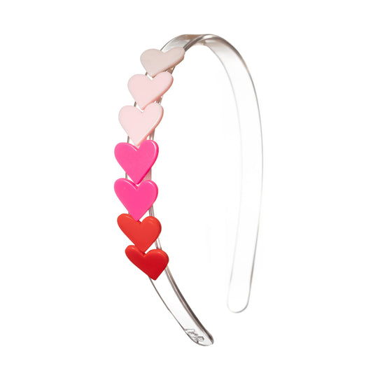 VAL-Centipede Heart Red/Pink Headband
