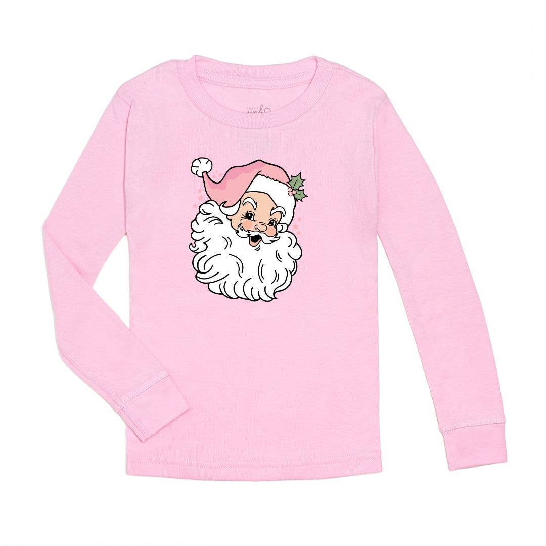 Retro Santa Christmas Long Sleeve