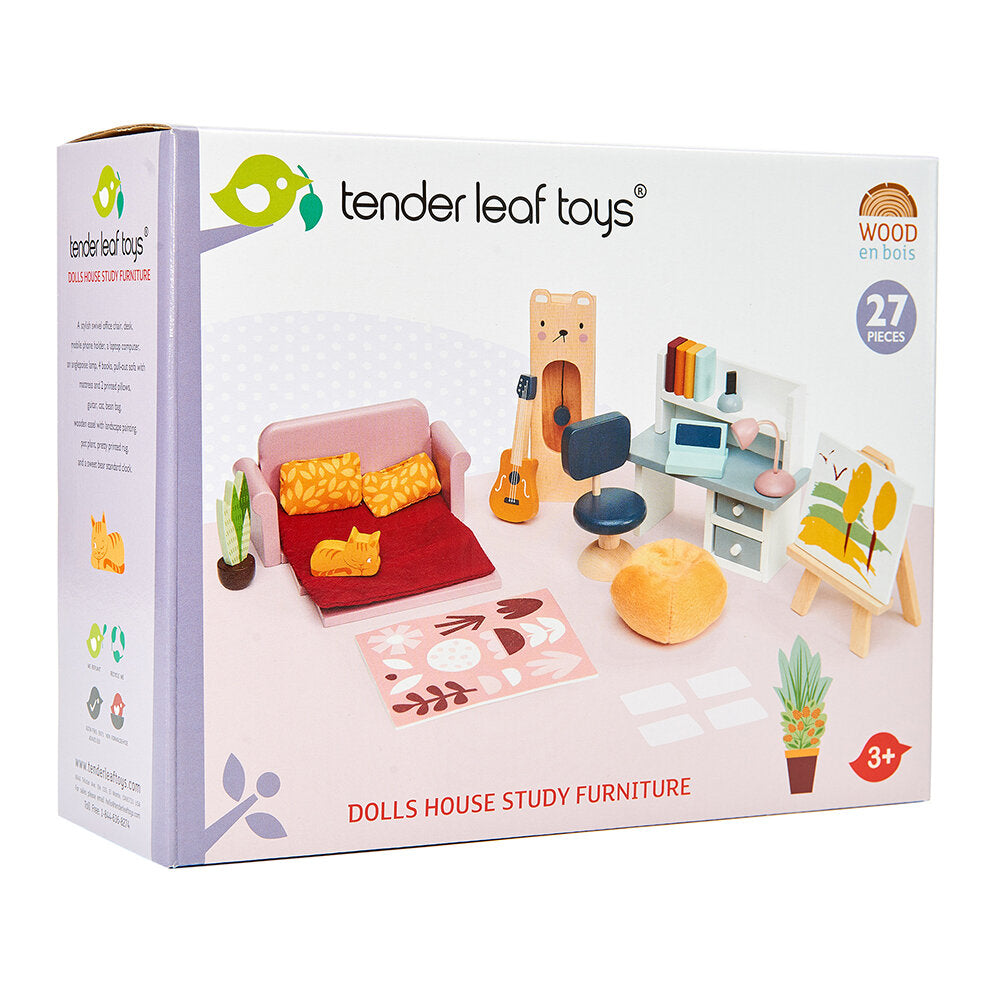 Dolls House Study Furniture Set
