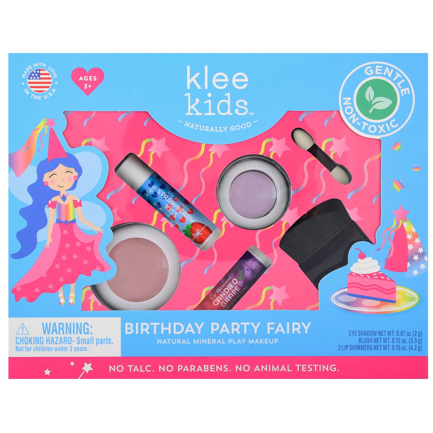 Enchanted Fairy - Klee Kids Natural Play Makeup 4-PC Kit: Princess Fairy