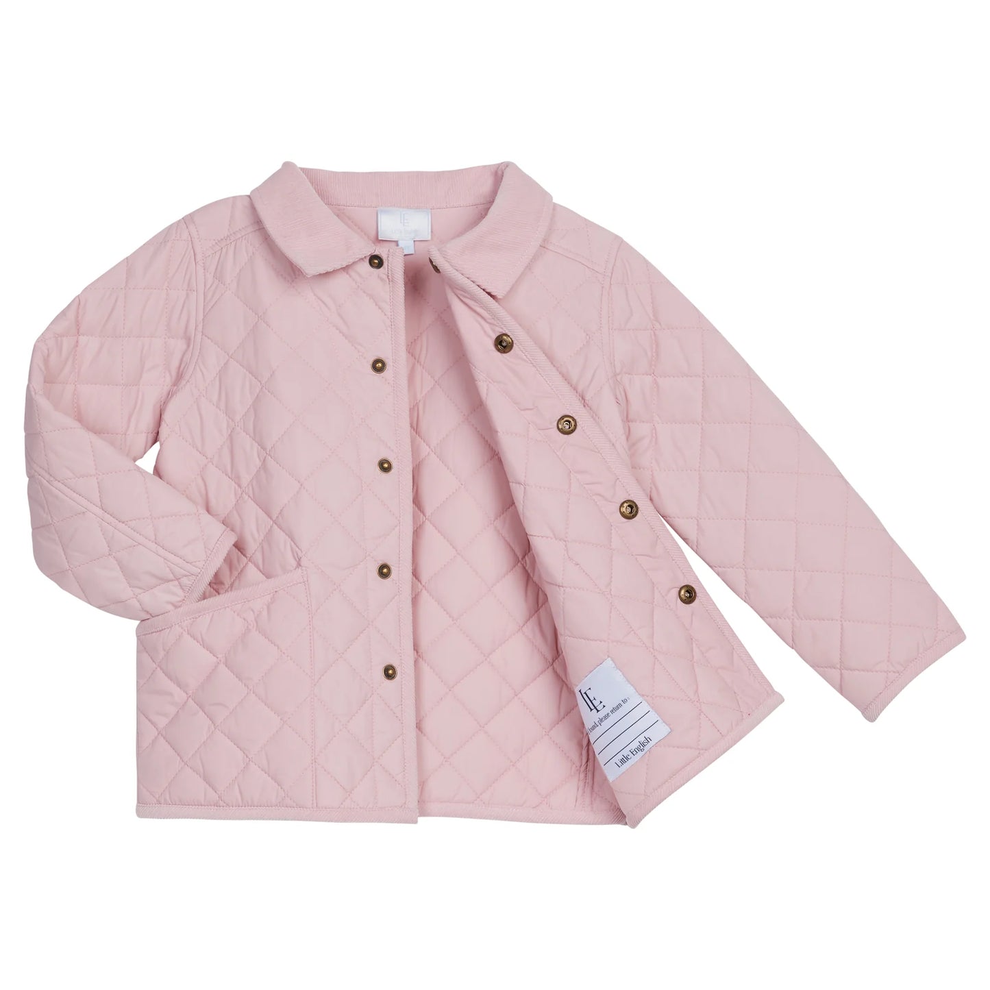Light Pink Classic Quilted Jacket