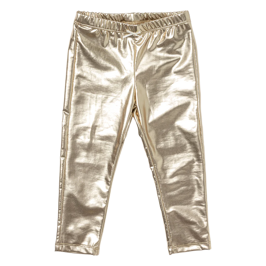 Girls Light Gold Legging